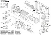 Bosch 0 602 331 404 --- flat head angle sander Spare Parts